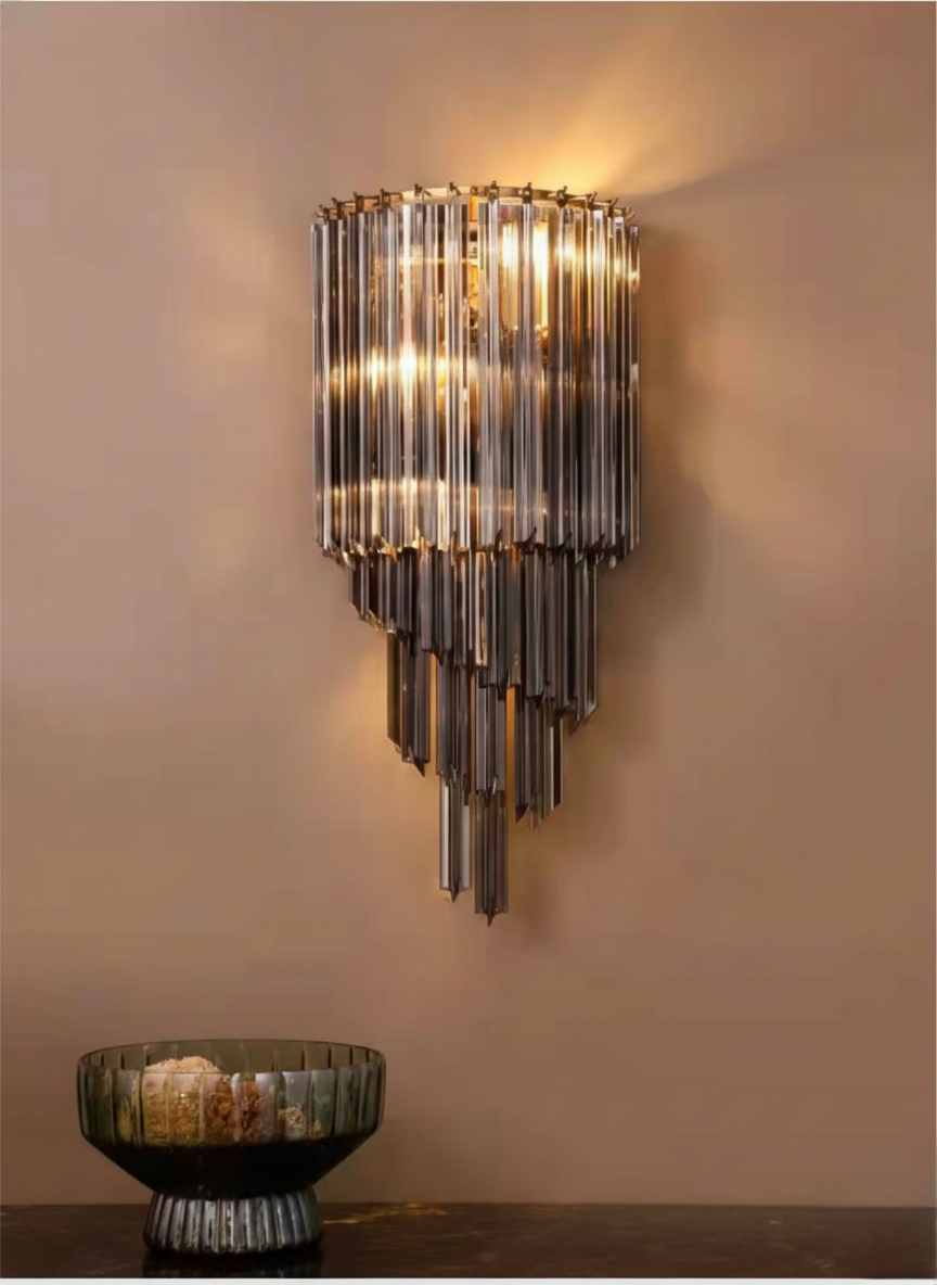Dazzling Crown Wall Light