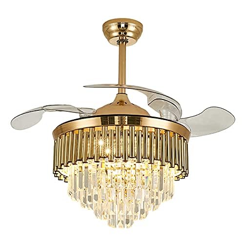 Aurielle Crown Chandelier Fan