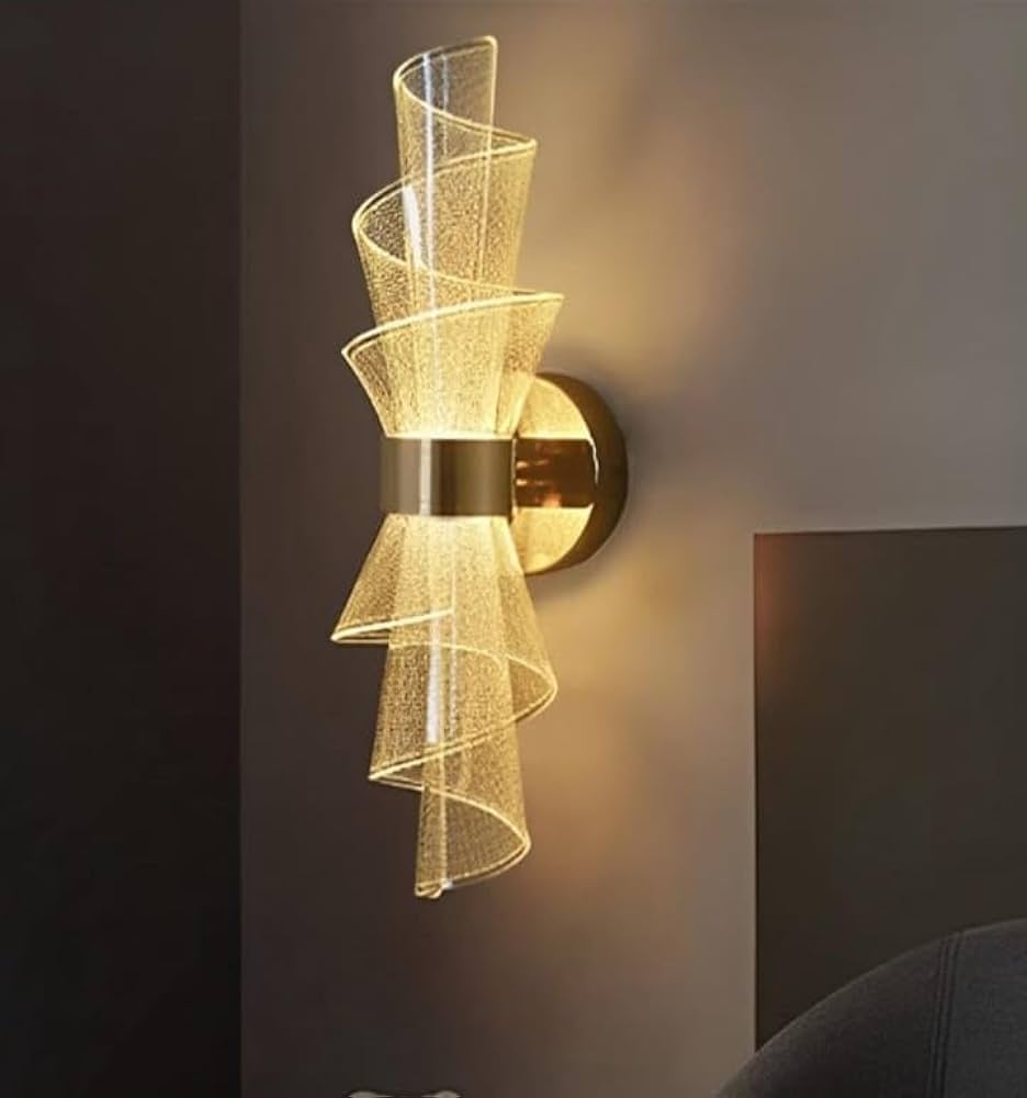 Twisted LED Wall Light