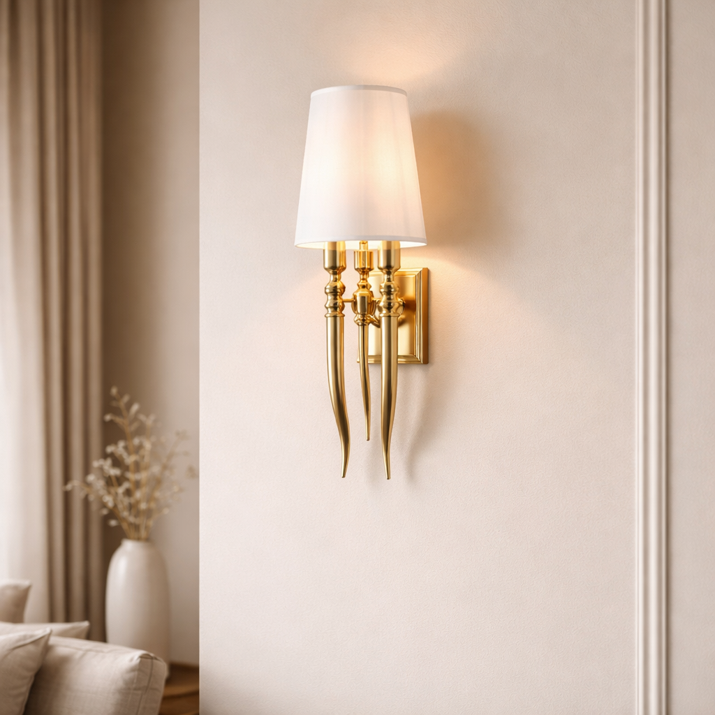 Antique White Wall Light