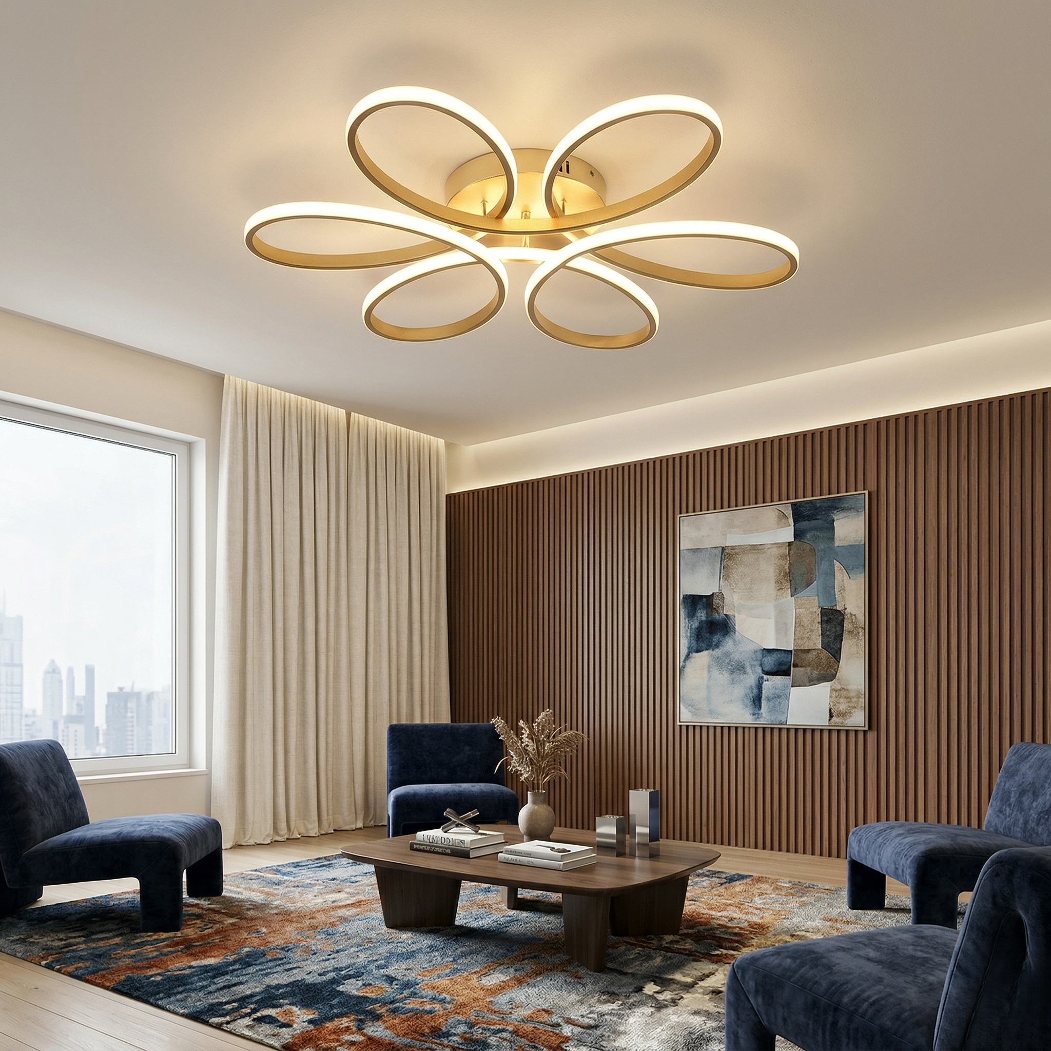 Halo Beam LED Ceiling Light
